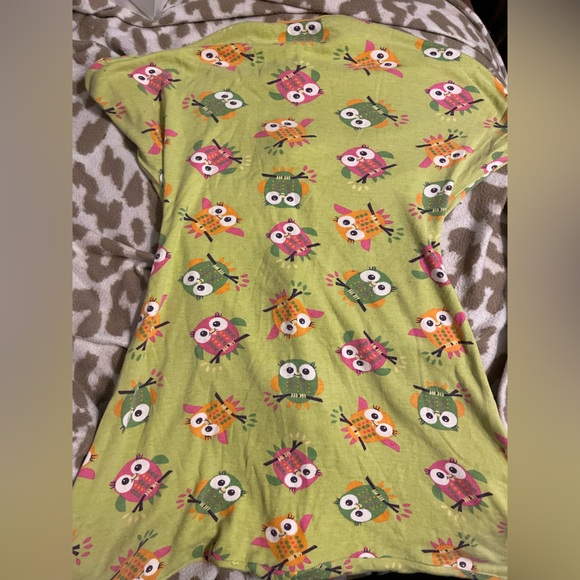 Zipadee Zip Green Owl Print Sleepsack Medium - Picture 3 of 4